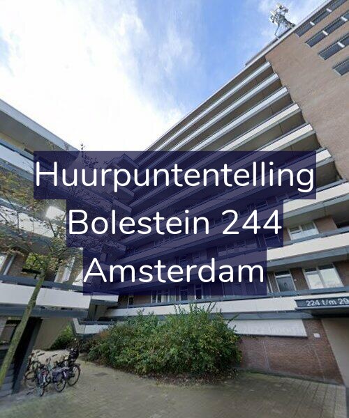 Foto gevel Huurpuntentelling voor Bolestein 244, Amsterdam