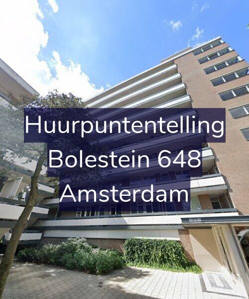 Foto gevel Huurpuntentelling voor Bolestein 648, Amsterdam