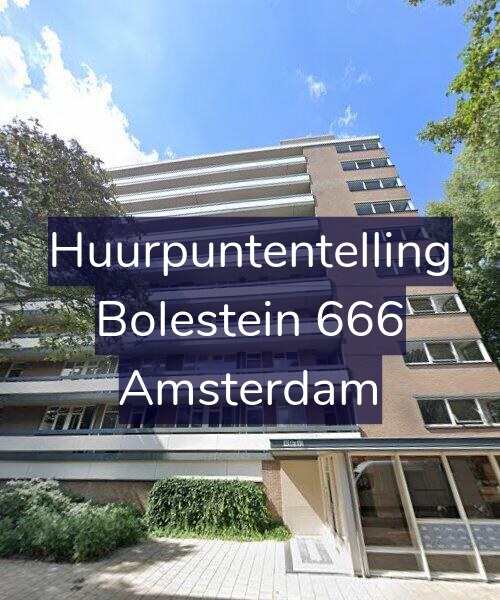 Foto gevel Huurpuntentelling voor Bolestein 666, Amsterdam