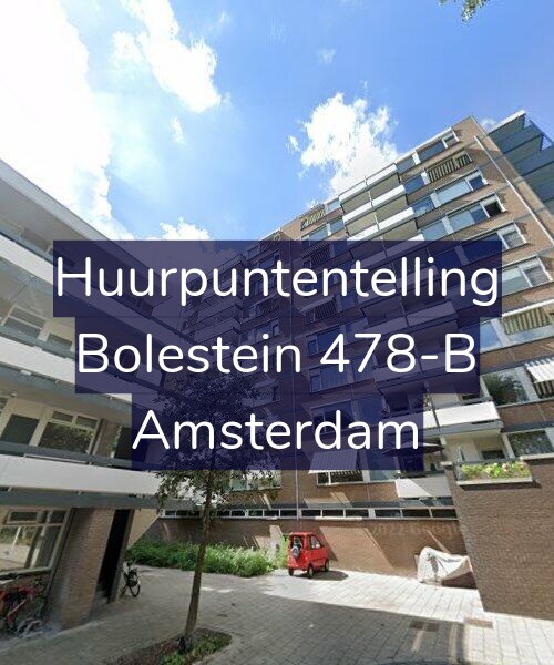 Foto gevel Huurpuntentelling voor Bolestein 478-B, Amsterdam