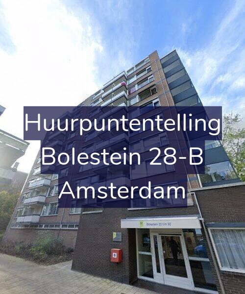 Foto gevel Huurpuntentelling voor Bolestein 28-B, Amsterdam