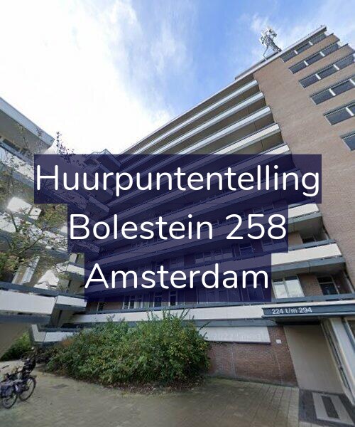 Foto gevel Huurpuntentelling voor Bolestein 258, Amsterdam