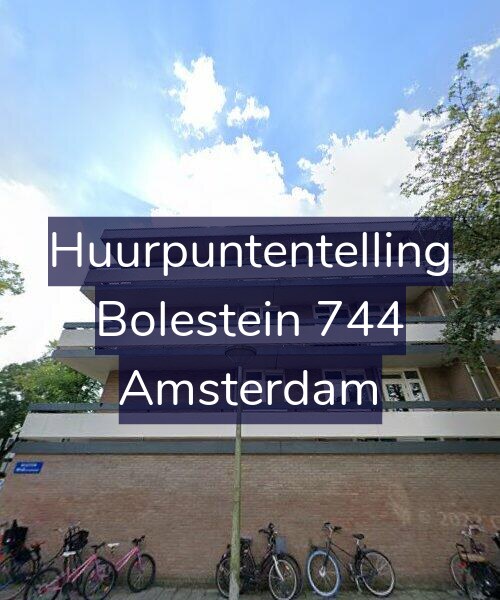 Foto gevel Huurpuntentelling voor Bolestein 744, Amsterdam