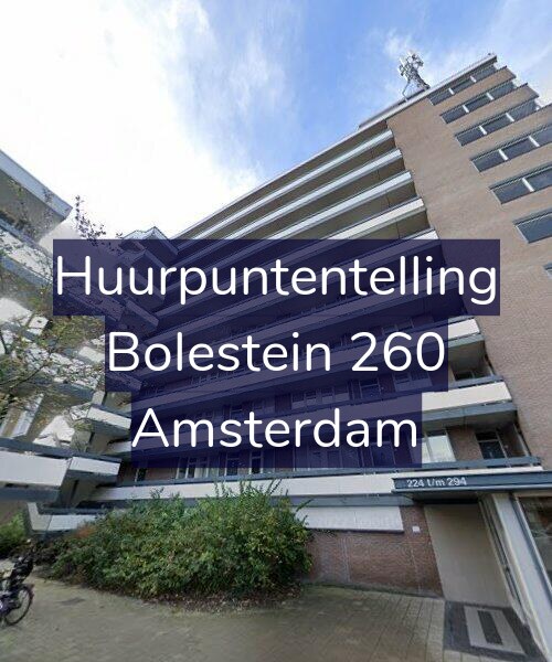 Foto gevel Huurpuntentelling voor Bolestein 260, Amsterdam