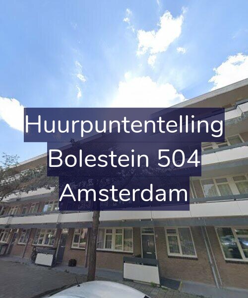 Foto gevel Huurpuntentelling voor Bolestein 504, Amsterdam