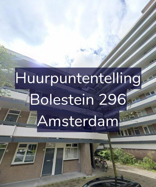 Foto gevel Huurpuntentelling voor Bolestein 296, Amsterdam