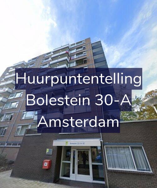 Foto gevel Huurpuntentelling voor Bolestein 30-A, Amsterdam