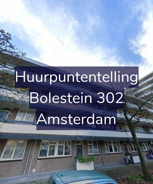 Foto gevel Huurpuntentelling voor Bolestein 302, Amsterdam