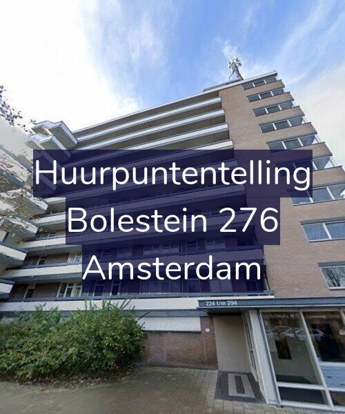 Foto gevel Huurpuntentelling voor Bolestein 276, Amsterdam