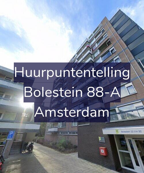 Foto gevel Huurpuntentelling voor Bolestein 88-A, Amsterdam