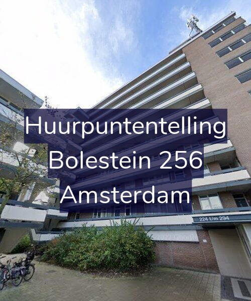 Foto gevel Huurpuntentelling voor Bolestein 256, Amsterdam