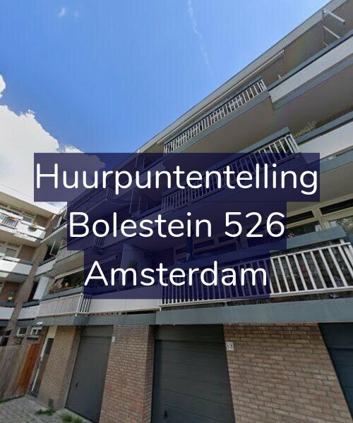 Foto gevel Huurpuntentelling voor Bolestein 526, Amsterdam