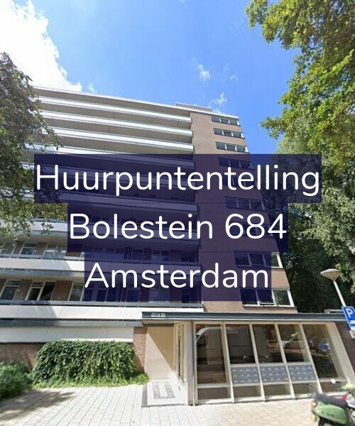 Foto gevel Huurpuntentelling voor Bolestein 684, Amsterdam