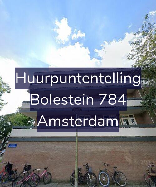 Foto gevel Huurpuntentelling voor Bolestein 784, Amsterdam