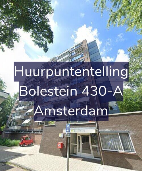 Foto gevel Huurpuntentelling voor Bolestein 430-A, Amsterdam
