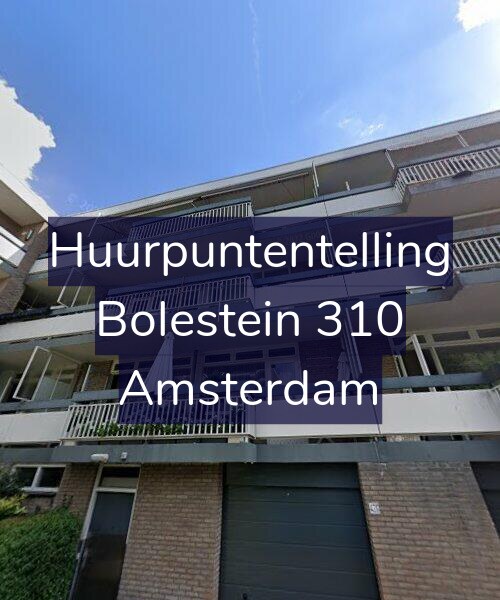 Foto gevel Huurpuntentelling voor Bolestein 310, Amsterdam
