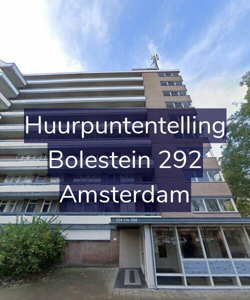 Foto gevel Huurpuntentelling voor Bolestein 292, Amsterdam