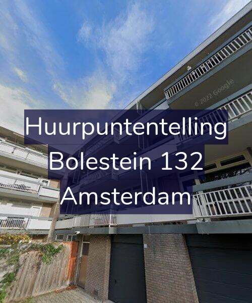 Foto gevel Huurpuntentelling voor Bolestein 132, Amsterdam