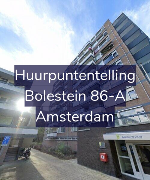 Foto gevel Huurpuntentelling voor Bolestein 86-A, Amsterdam