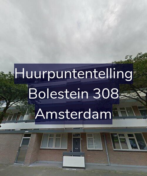 Foto gevel Huurpuntentelling voor Bolestein 308, Amsterdam
