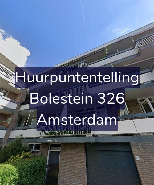 Foto gevel Huurpuntentelling voor Bolestein 326, Amsterdam