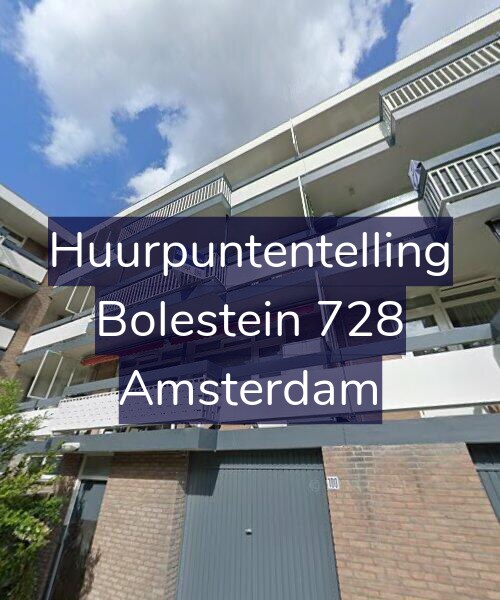 Foto gevel Huurpuntentelling voor Bolestein 728, Amsterdam