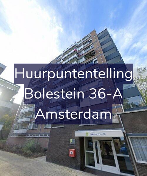 Foto gevel Huurpuntentelling voor Bolestein 36-A, Amsterdam