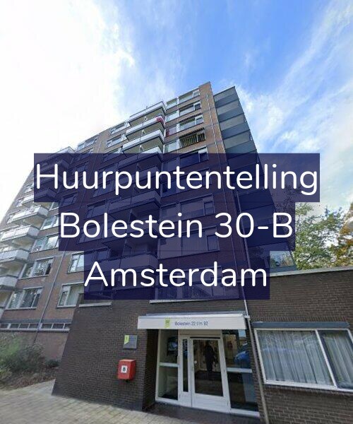 Foto gevel Huurpuntentelling voor Bolestein 30-B, Amsterdam