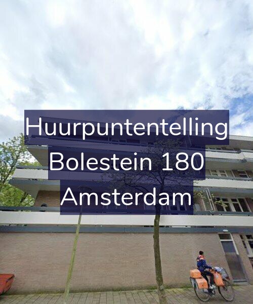 Foto gevel Huurpuntentelling voor Bolestein 180, Amsterdam