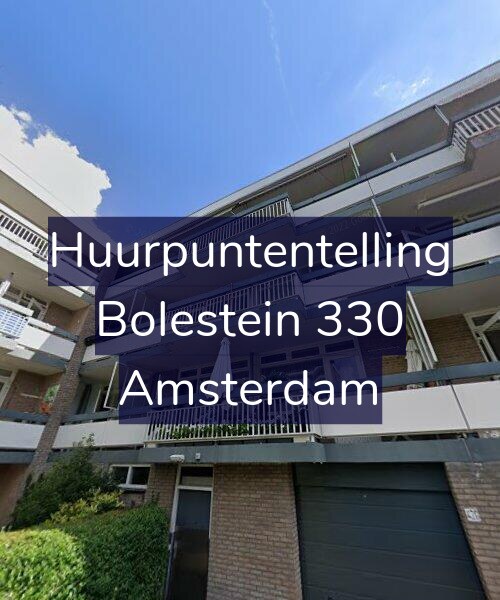 Foto gevel Huurpuntentelling voor Bolestein 330, Amsterdam