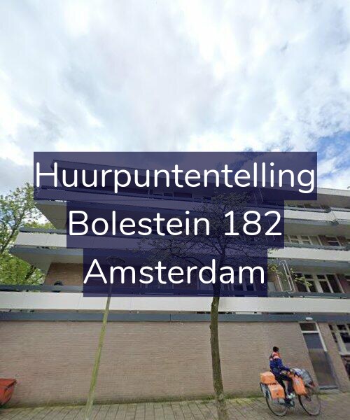 Foto gevel Huurpuntentelling voor Bolestein 182, Amsterdam
