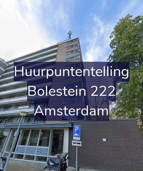Foto gevel Huurpuntentelling voor Bolestein 222, Amsterdam