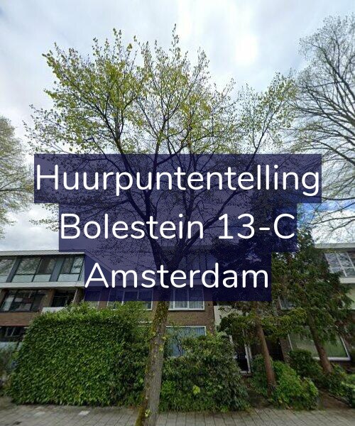 Foto gevel Huurpuntentelling voor Bolestein 13-C, Amsterdam