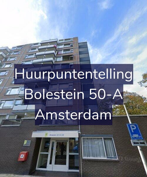 Foto gevel Huurpuntentelling voor Bolestein 50-A, Amsterdam