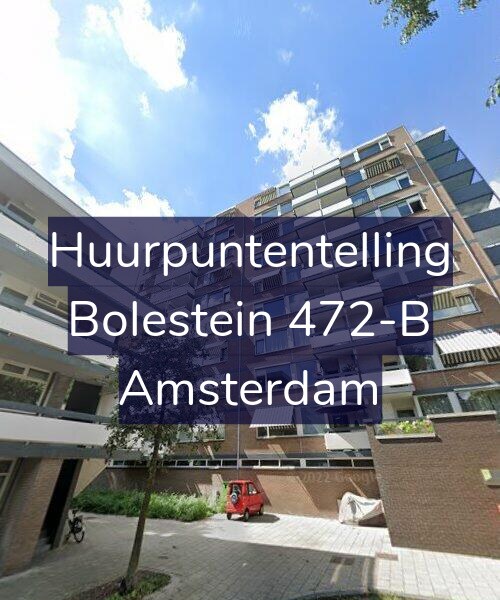 Foto gevel Huurpuntentelling voor Bolestein 472-B, Amsterdam