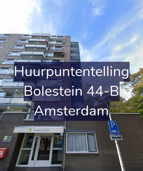Foto gevel Huurpuntentelling voor Bolestein 44-B, Amsterdam