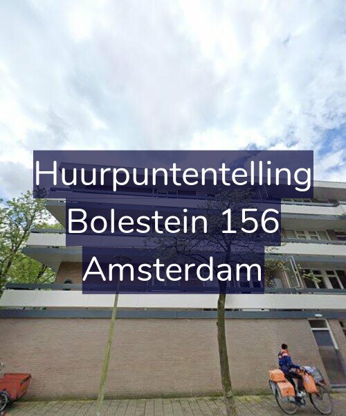 Foto gevel Huurpuntentelling voor Bolestein 156, Amsterdam