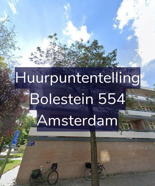 Foto gevel Huurpuntentelling voor Bolestein 554, Amsterdam