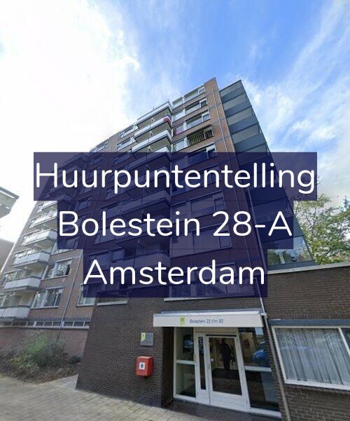 Foto gevel Huurpuntentelling voor Bolestein 28-A, Amsterdam