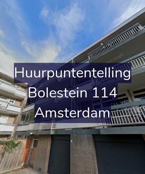 Foto gevel Huurpuntentelling voor Bolestein 114, Amsterdam