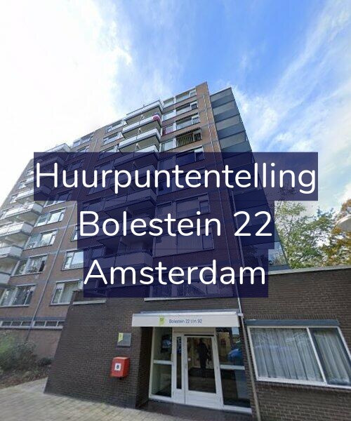 Foto gevel Huurpuntentelling voor Bolestein 22, Amsterdam