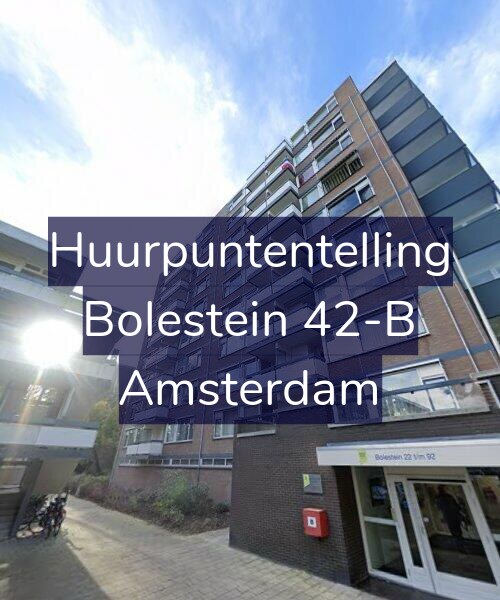 Foto gevel Huurpuntentelling voor Bolestein 42-B, Amsterdam