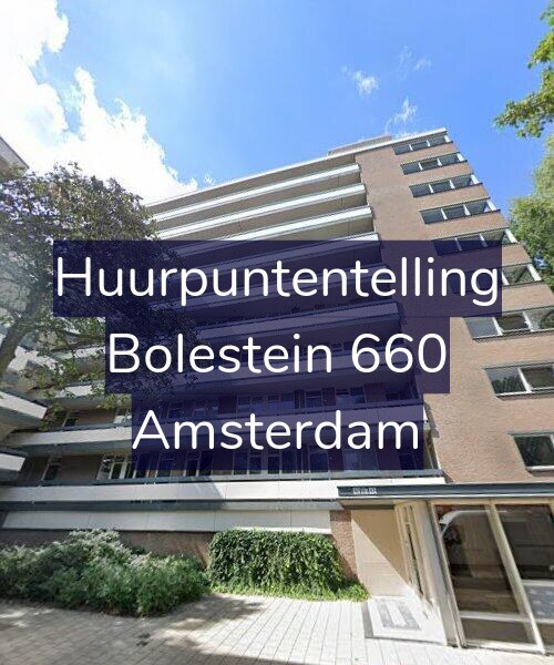 Foto gevel Huurpuntentelling voor Bolestein 660, Amsterdam