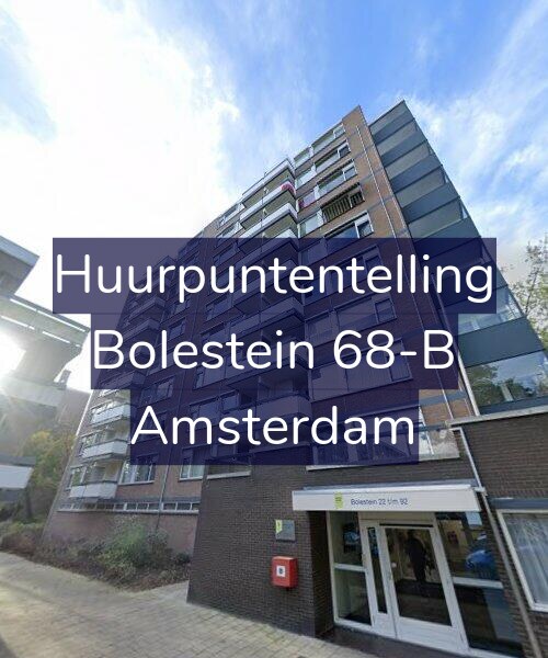 Foto gevel Huurpuntentelling voor Bolestein 68-B, Amsterdam