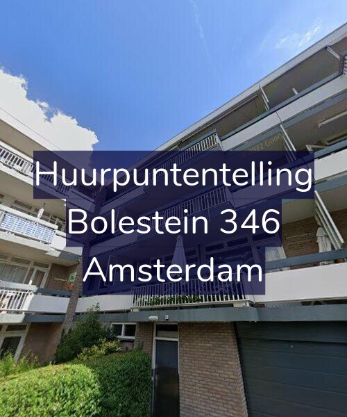 Foto gevel Huurpuntentelling voor Bolestein 346, Amsterdam