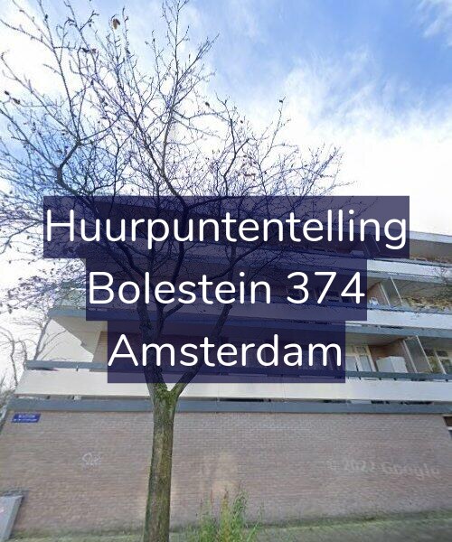 Foto gevel Huurpuntentelling voor Bolestein 374, Amsterdam