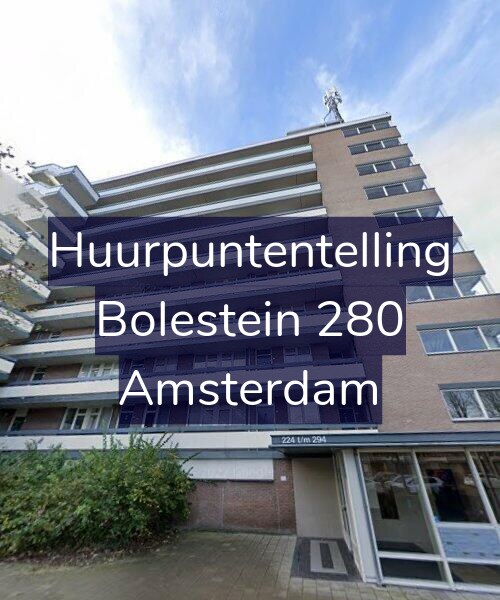 Foto gevel Huurpuntentelling voor Bolestein 280, Amsterdam