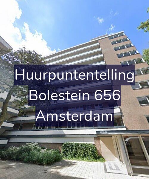 Foto gevel Huurpuntentelling voor Bolestein 656, Amsterdam