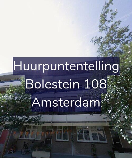Foto gevel Huurpuntentelling voor Bolestein 108, Amsterdam