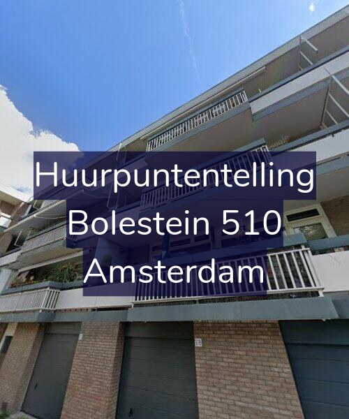 Foto gevel Huurpuntentelling voor Bolestein 510, Amsterdam